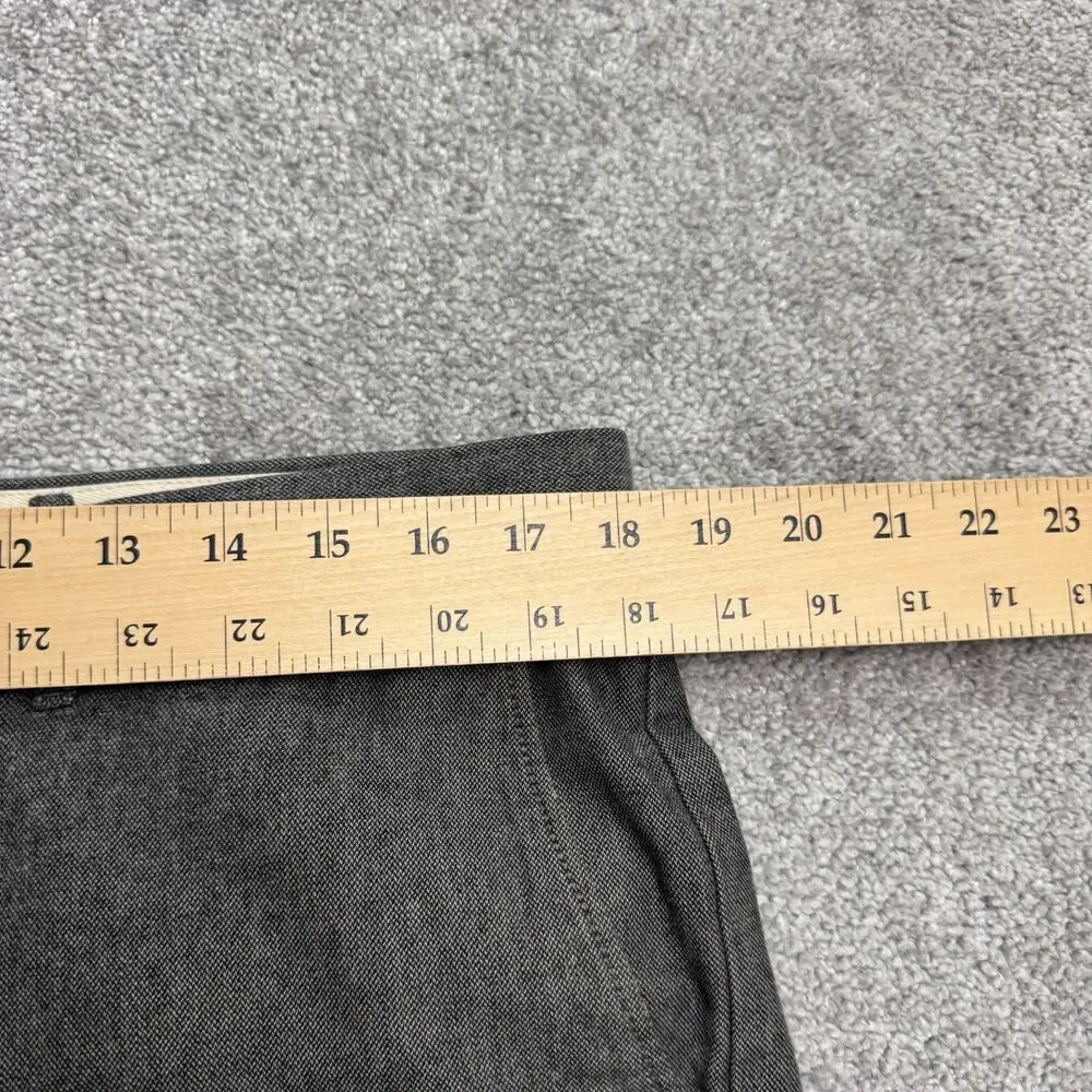 J.Crew 484 Slim Fit Stretch Chino Pants Men 34x34 Gray Cotton Straight Preppy
